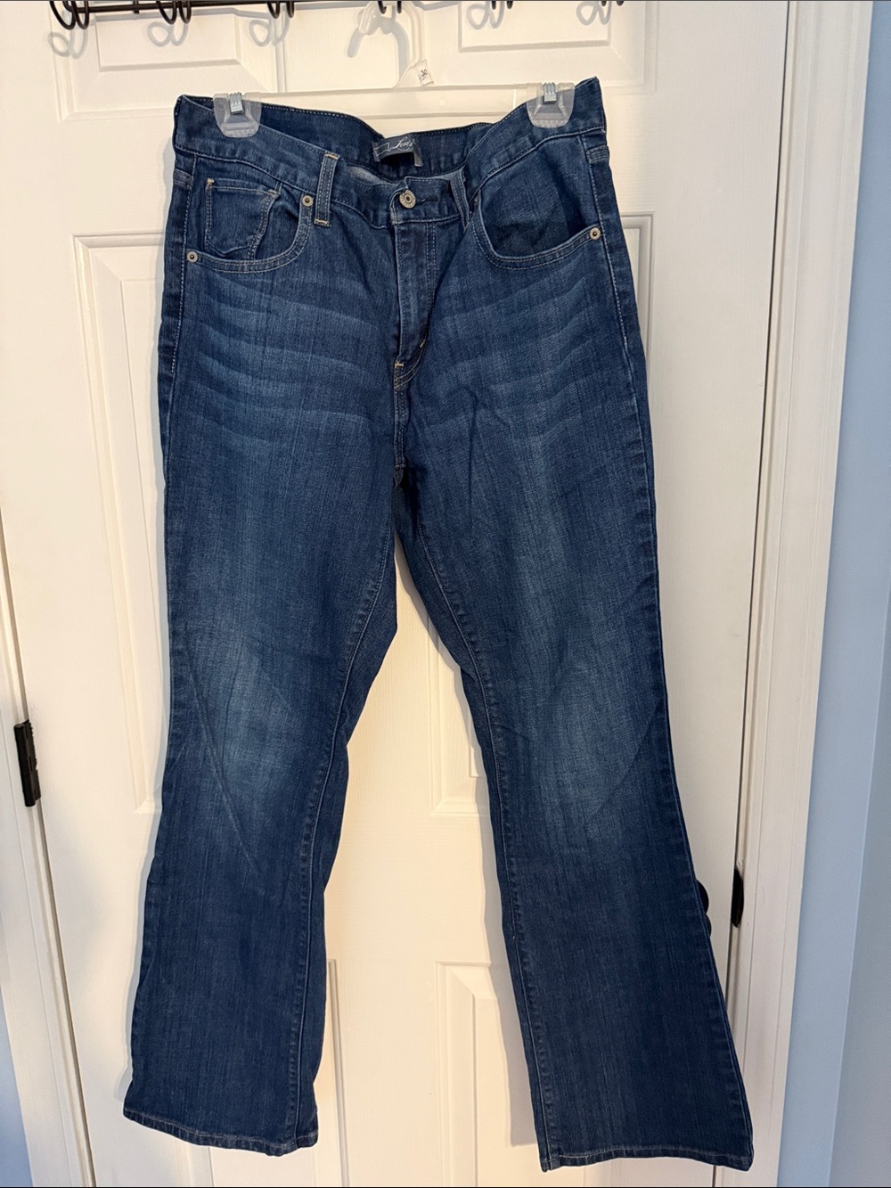 Levi's Women's Boot Cut Jeans in Deep Blue Denim